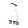Briloner 4077-035 - Luster na sajli WOOD & STYLE 3xE14/25W/230V