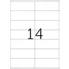 Etikete 105X41 A4/14 1/100 bela