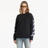 Pulover Off-White Diag Fuzzy Knit Crewneck UNISEX Antracite M