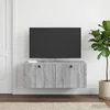 TV ormar za zid Siva sonoma 78,5 x 41 x 30 cm Konstruirano drvo