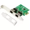PCI-Express kontroler 2-port Gigabit Ethernet