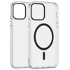 Transparent Color Ring MagSafe maska za iPhone 14 Pro Max – Crna