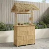 Vanjski bar stol Prirodna 115 x 95 x 215 cm Bambus