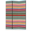 artgeist Paravan Subdued Stripes, 3-Delni, Dvostranski