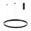 Braytron LED visilica BRY-LINA-PD-2540-OKRUGLA-CRNA-45W-3U1