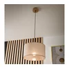 Brilagi - LED luster ANTHONY na sajli 1xE27/60W/230V hrast/bež