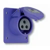 PCE Ravna vtičnica 16A 24V/~50-60Hz 2P 70x70mm IP44