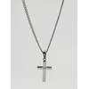 Northern Legacy Cross 60cm Chain Jewellery silver toned
