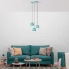 Opviq Luster Top-15-241-1, 45-111cm, O45 cm, 3xE27, Tirkizni
