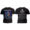 Iron Maiden Axe Eddie Book of Souls European Tour V.2 (Back Print) Black XL Majica