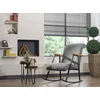 Atelier del Sofa Fotelja za ljuljanje Yoka Siva