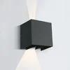 ZIDNA SVJETILJKA LED/2×3W/2×210lm/230V IP54 ANTRACIT