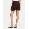 Vero Moda Mini krilo Esther 10355460 Temno rjava Regular Fit