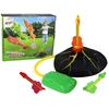 slomart LEAN TOYS Vulkanska Izstrelitev Raket Dinozavri, Notranja in Zunanja Igra