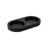 Stand for 2 grinders, without handle, bamboo, Linea, Matte Black - P
