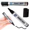 Črni permanentni 13cm marker za označevanje okrogel 2mm AKCIJA - VERK GROUP