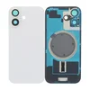 Apple iPhone 17 - Steklo zadnjega ohišja + Leča kamere + Kovinska plošča + Magsafe magnet (White)
