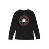 Converse  Majice z dolgimi rokavi CHUCK PATCH LONG SLEEVE TEE  Črna