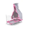 MILLY MALLY Milly Mally Posteljica-zibelka za lutke Lily z baldahinom Prestige Pink
