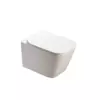 BELNEO viseča brezrobna WC školjka z desko s počasnim zapiranjem MS2350