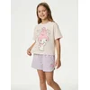 Sinsay - Pamučne kratke pantalone sa printom My Melody - lavanda