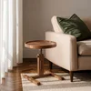 Hanah Home pomoćni sto Opus Yuvarlak 40, 40 cm, orah