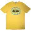 Oasis 1998 World Tour - South America (Back Print) Yellow M Majica