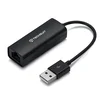 USB-A v RJ45 omrežni adapter Techsuit NetLink AC19 100Mbps - black