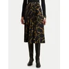 LAUREN RALPH LAUREN Plisirano krilo 200P14015001 Črna A-Line Fit