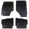 Auto tepih 4 pcs Crna prikladno za VW POLO 2001-2009 NS Guma