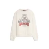 TOMMY HILFIGER Majica HERITAGE bež/rdeča/črna