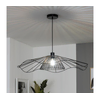 Brilagi - LED luster na sajli CERIA WIRE 1xE27/40W/230V prečnik 80 cm crna