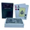 Poker karte SkyLine 100% plastic, jumbo index, modre