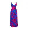 Trendyol Pink-Multicolored Floral Relaxed Maxi Woven 100% Viscose Dress