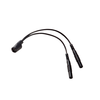Mystim Cable Female Mystim to Female 2mm Bananajacks