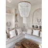 Beli lestenec Ramah z biseri 40x85