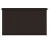 Vidaxl Zunanja rolo senčila 245 (Š) x 140 (V) cm rjava HDPE
