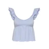 ONLY Top ONLMISTY  svetlo modra / bela