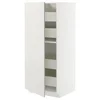 METOD / MAXIMERA Visoki element s fiokama, bela/Stensund bela, 60x60x140 cm