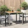 Stol za vrt Siva 90 x 90 x 75 cm poliratan