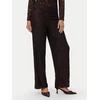 Vero Moda Hlače iz tkanine Neline 10335568 Rjava Regular Fit