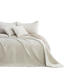 AmeliaHome Prehoz na posteljo Softa beige -cappucino, 220 x 240 cm