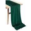 ZELEN žametni prt za BOŽIČ 40x275 cm