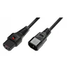 MicroConnect MicroConnect zaklepni konektor C13 IEC na moški C14 3 x 1,00 mm 1,5 m