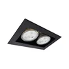 Brosline 3034 - Ugradno stropno svetlo CAGE 2xGU10/10W/230V crno