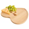 Northix Bambusov pladenj za prigrizke v obliki srca, 22x22 cm