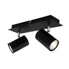 Briloner 2857-025 - Spot svetiljka SPOT 2xGU10/40W/230V crna