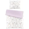 Fleuresse POSTELJNINA 140/200 cm interlock džersi bela, barve bezga, pastelno zelena, sivovijolična
