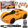 slomart RC avto LEAN TOYS, upravljanje z gestami, luči in dim, oranžni