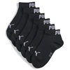 Puma Quarter Socks Youth (3-pack), Black, Size 35-38, Shop